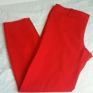 JCREW Minnie pants size 6 red
